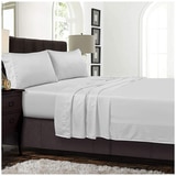 Kingtex 1200 Thread Count Silver Sheet Set Queen - Silver