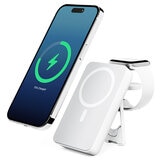 ALOGIC Lift 4-in-1 MagSafe Compatible Wireless Charging 10,000mAh Power Bank White