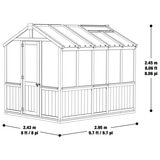 Yardistry Greenhouse 2.43 x 2.95M