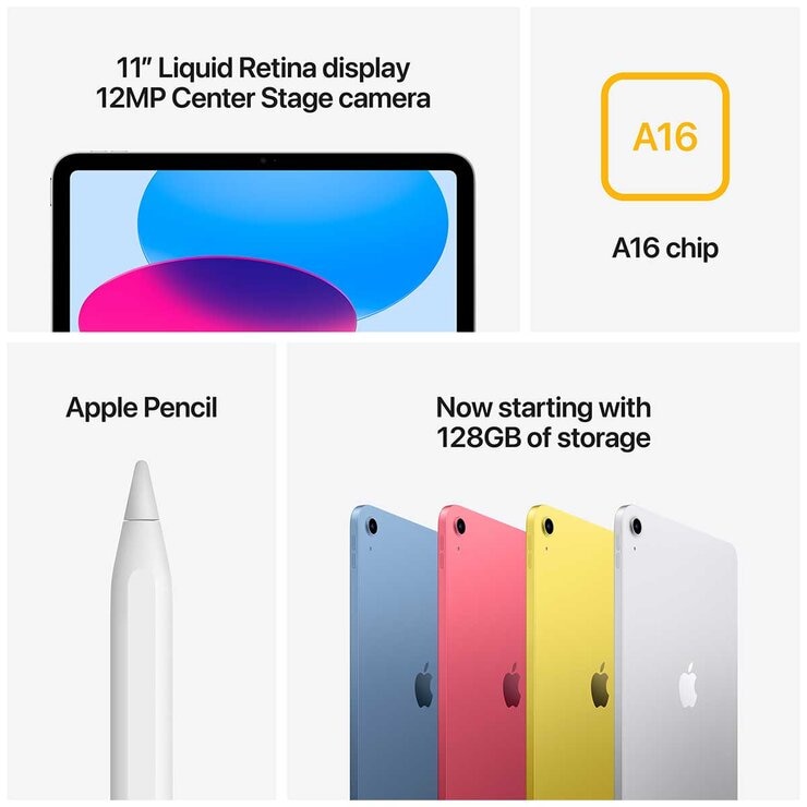 Apple iPad 11" (A16) 128GB Yellow