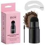 Eyebrow Powder Stamp And Stencil Kit 2 Pack Taupe