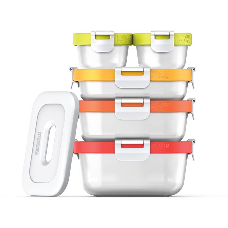 Zoku Neat Stack Food Containers 11PC Set Costco Australia
