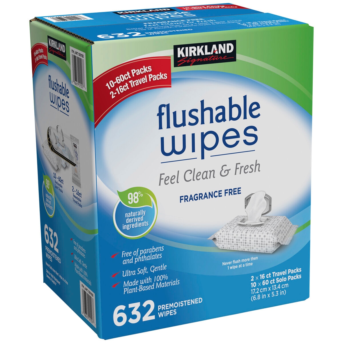 Kirkland Signature Flushable Wipes