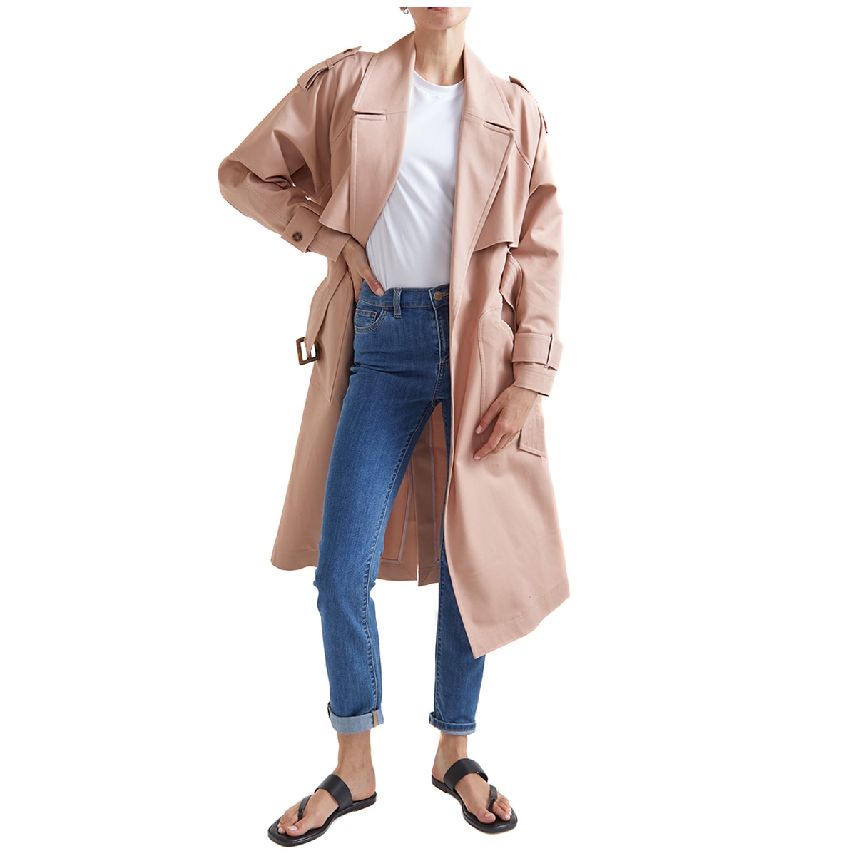 JAG Trench Coat - Blush