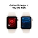 Apple Watch SE GPS 40mm Starlight Aluminium Case With Starlight Sport Band S/M