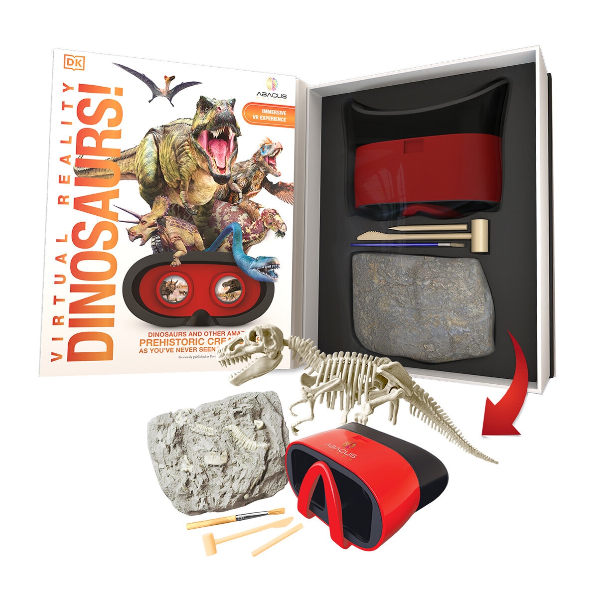 Abacus Virtual Reality Gift Box Dinosaurs