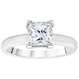 3.00ctw Princess Dia Solitaire Ring
