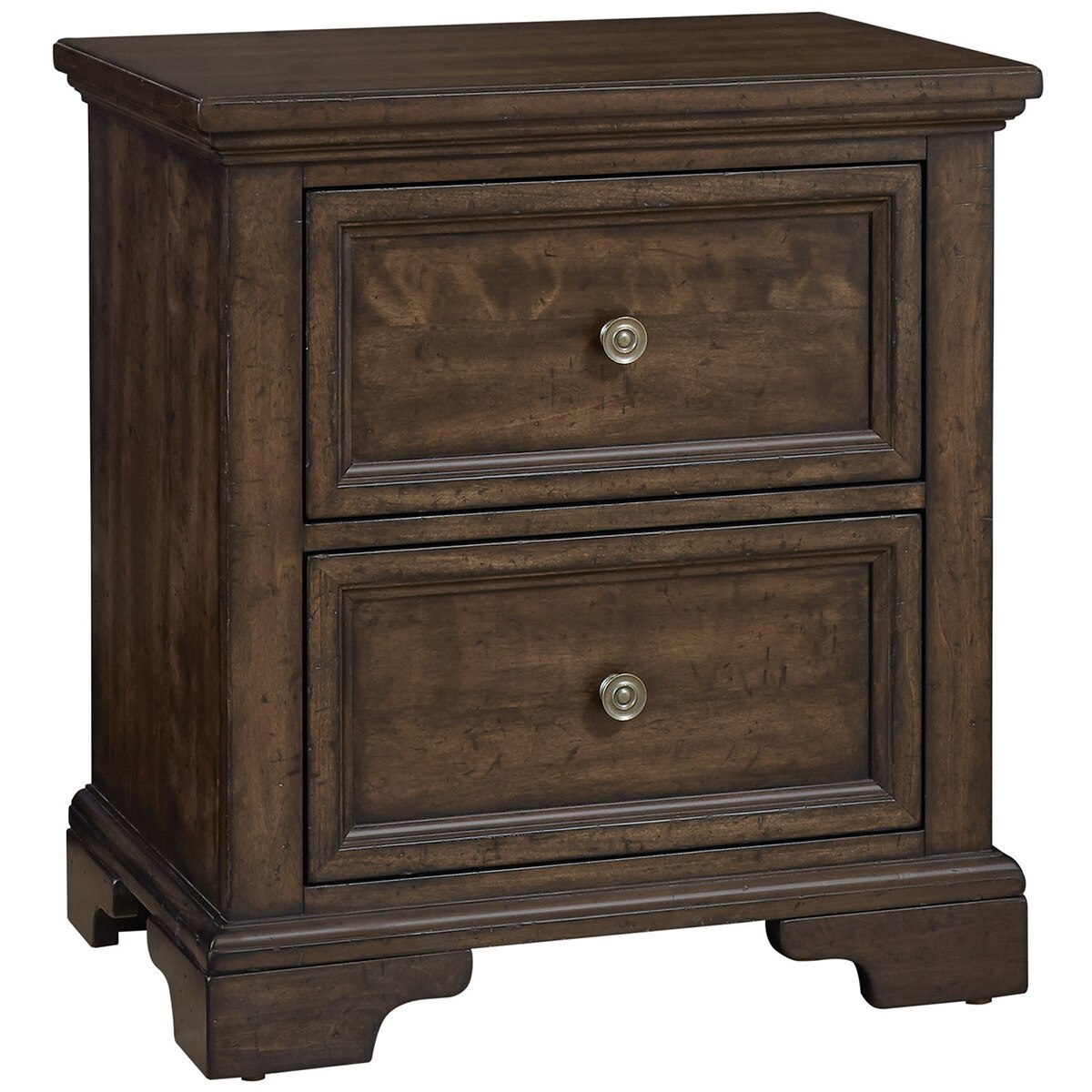 Broadmoore is a custom furniture line carried by costco and provided by universal furniture which is owned by samson internationl, one of the top 10 makers of wood furniture in the world. universal broadmoore furniture drey nightstand