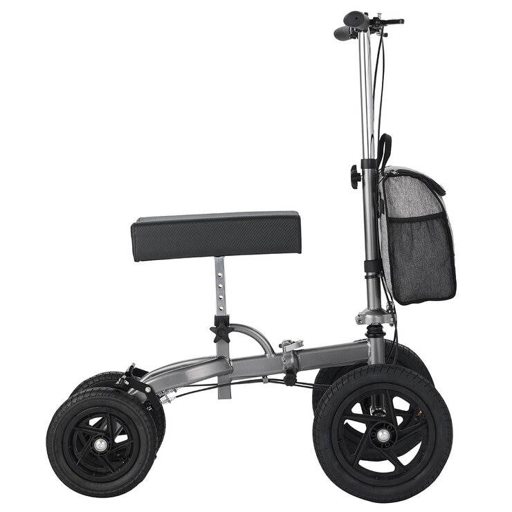 Altus Knee Scooter Walker Pneumatic Tires Titanium