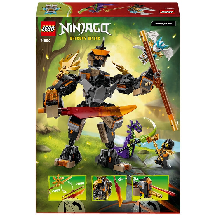 LEGO NINJAGO Cole’s Mission Mech & Dragon Zane 71854 LEGO NINJAGO Cole’s Mission Mech & Dragon Zane 71854