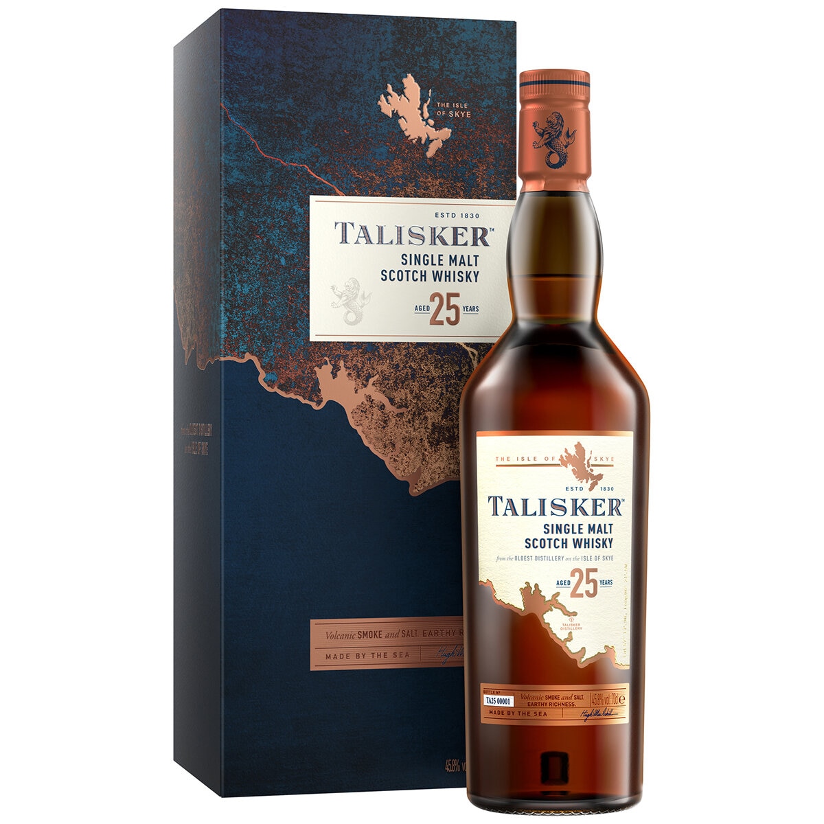 Talisker 25 Year Old Single Malt Scotch Whisky 700ml