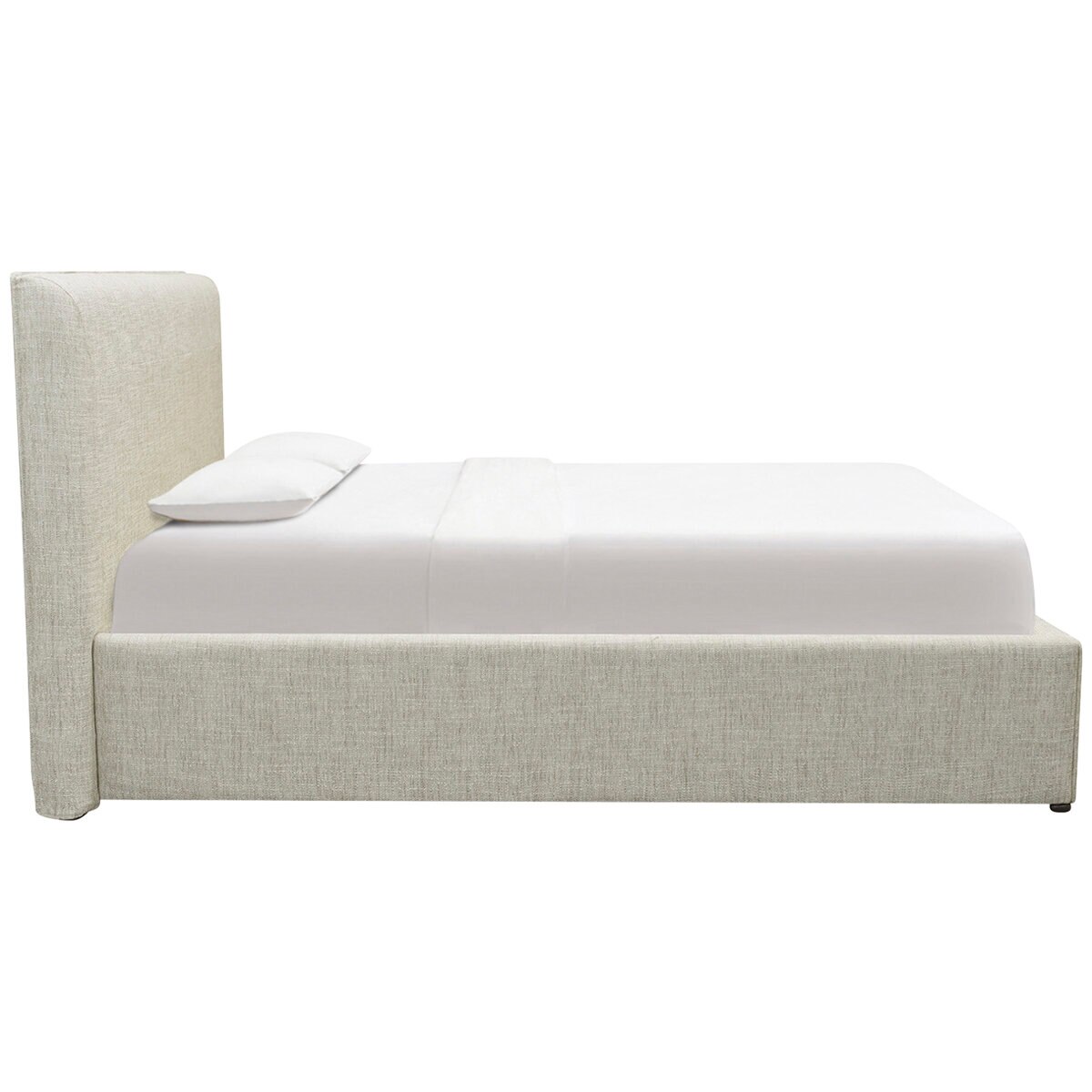 Moran Ora King Bedhead with Encasement and Slats Natural