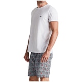 Coast Men's Sleep Set Summer - White Wave