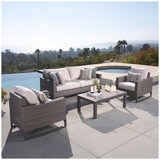 Milea Outdoor Seating Set 4pc Beige