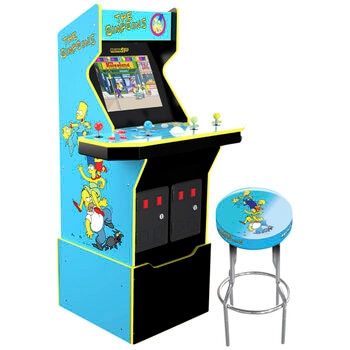 Arcade1Up The Simpson Arcade Machine With Stool And Wi-Fi