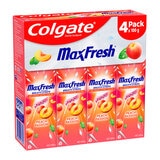 Colgate Max Fresh 4x100g - Rainbow Variant & Peach Variant