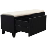 Moran Aristocrat Fabric Storage Ottoman Barley