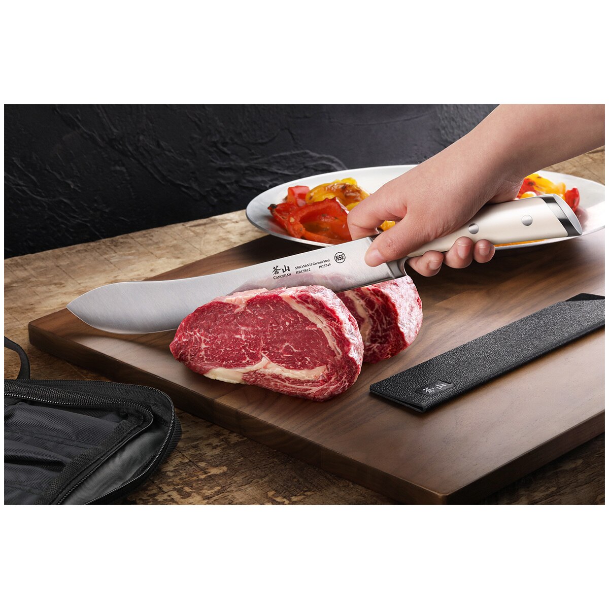 Cangshan S1 Series German Steel Forged 7-Piece BBQ Knife Set
