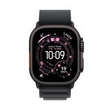Apple Watch Ultra 3 GPS + Cellular 49mm Black Titanium Case with Black Alpine Loop - Large