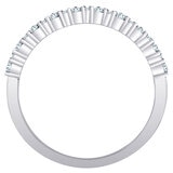 18KT White Gold 1.00CTW Round Brilliant Cut Diamond Anniversary Ring