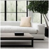 Mon Chateau Faux Fur Pillow Beige
