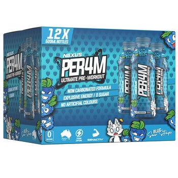 Nexus Per4m Pre-Workout Non Carbonated Drink 12 x 500ml
