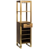 Wine Stash Timber Bar Cart Tower