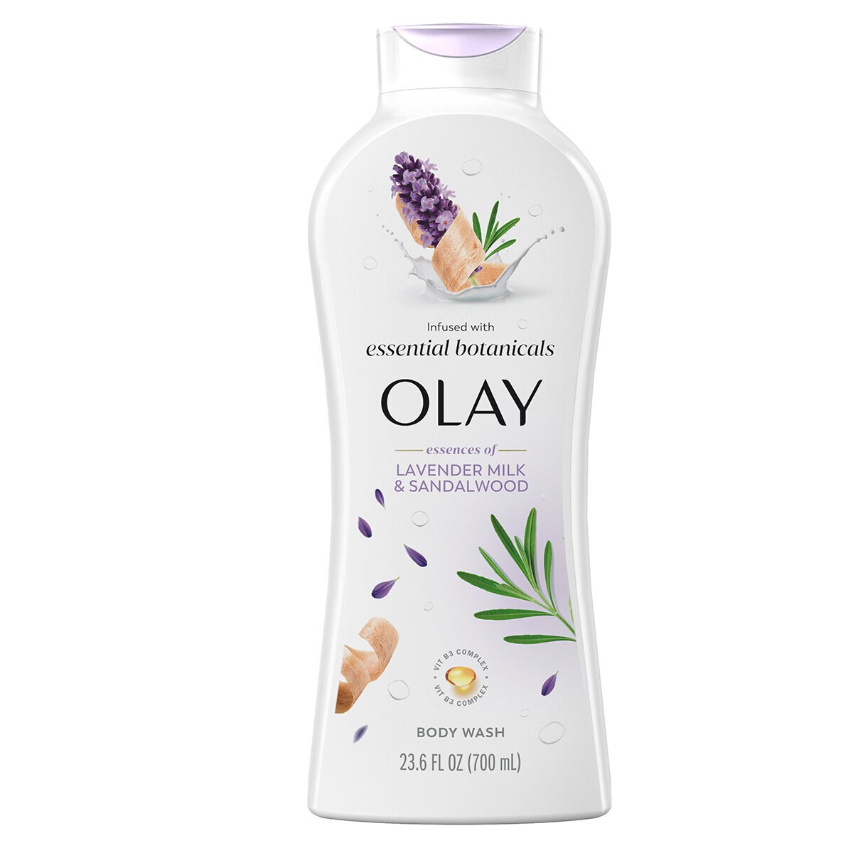 Olay Essentials Botanicals Body Wash 3 x 700ml