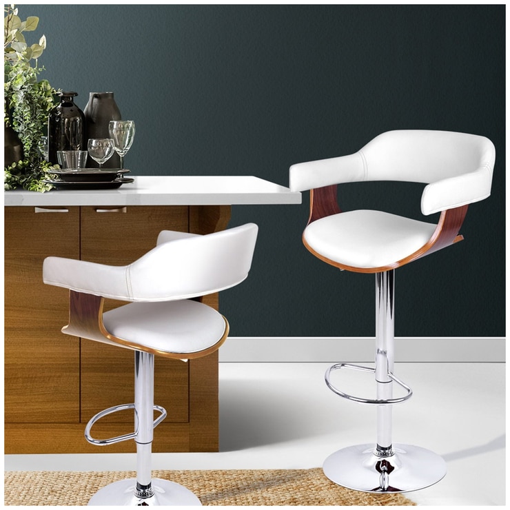 Artiss Selina White Barstool 1pk