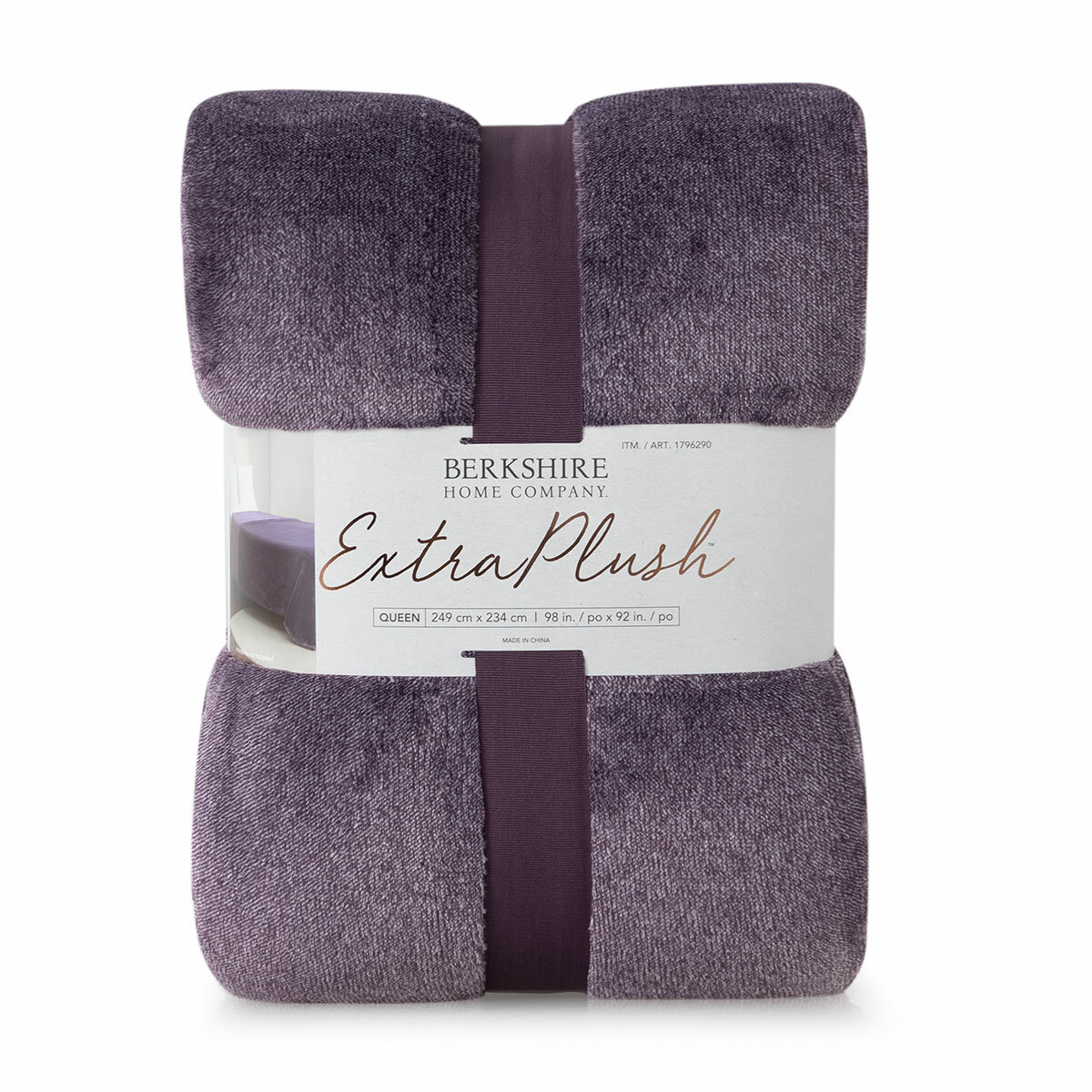Berkshire Heathered Plush Blanket Queen 234 cm x 249 cm