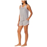 Betsey Johnson 3 Piece PJ Set - Grey