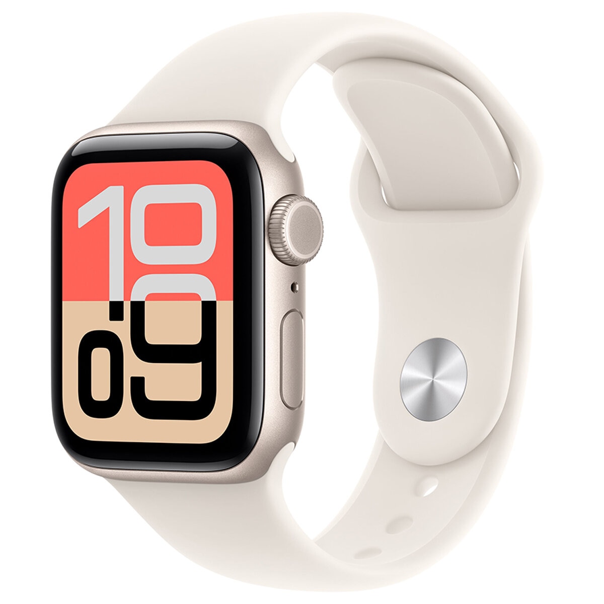 Apple Watch SE 3 Starlight Aluminium Case With Starlight Sport Band