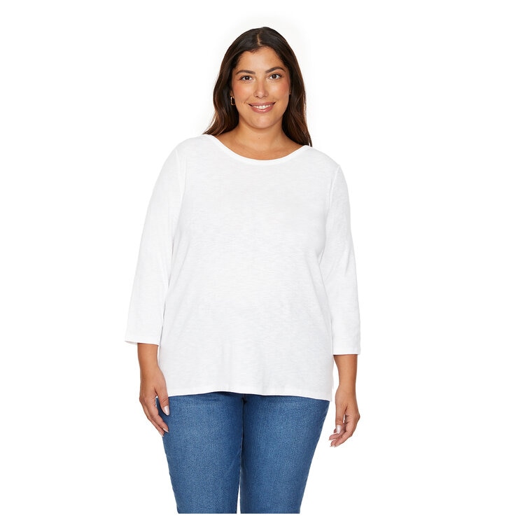 Kirkland Signature Ladies 34 Boatneck Tee