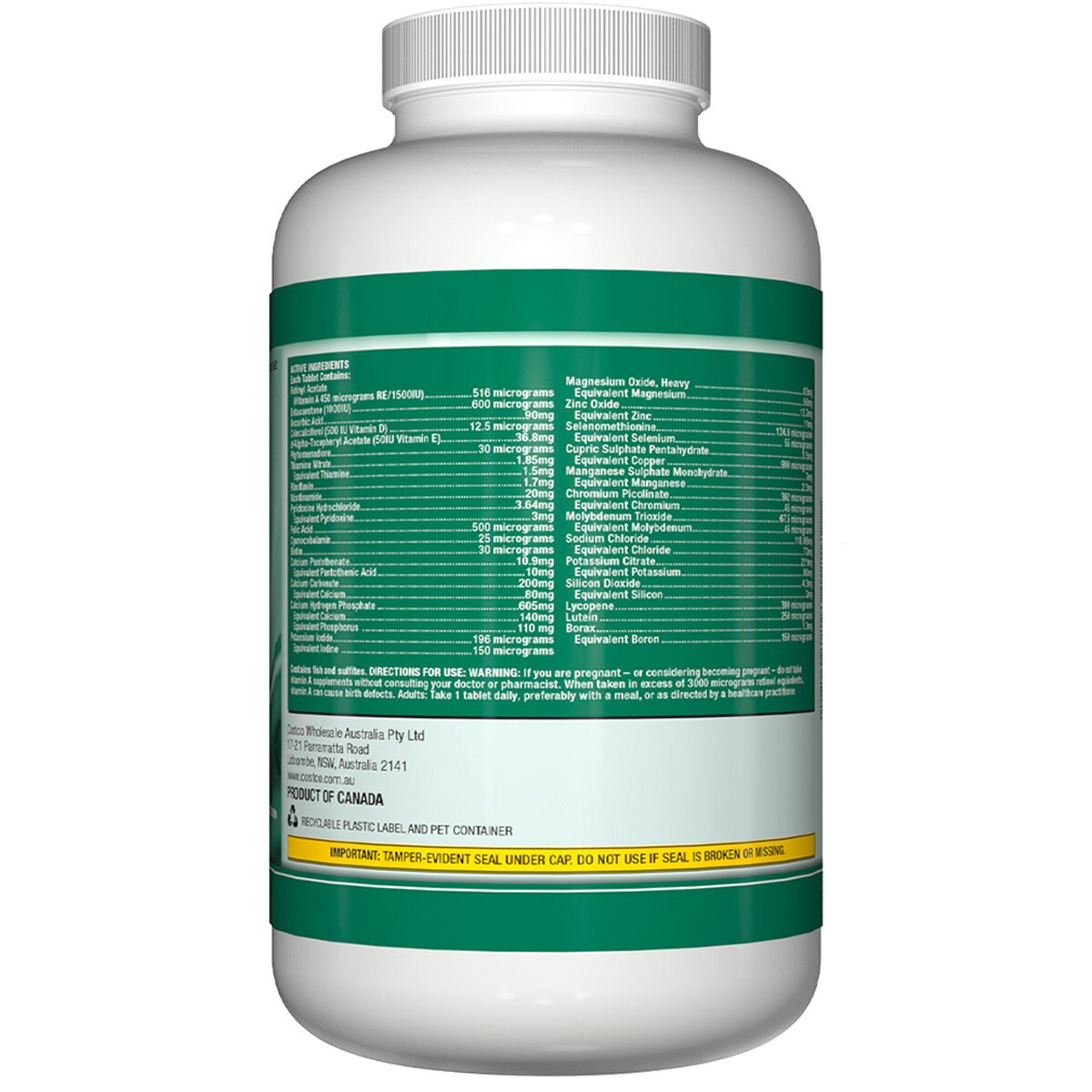 Kirkland Signature Mature Multi 250 