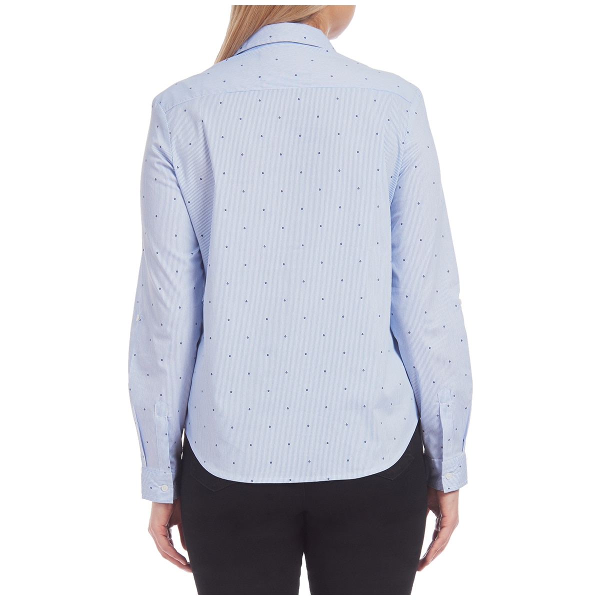 JACHS Girlfriend Cotton Shirt - Blue