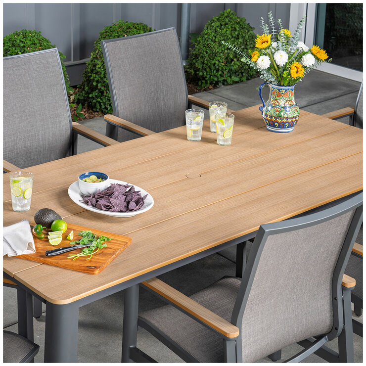 SunVilla Sara Sling Dining 7 Piece Set