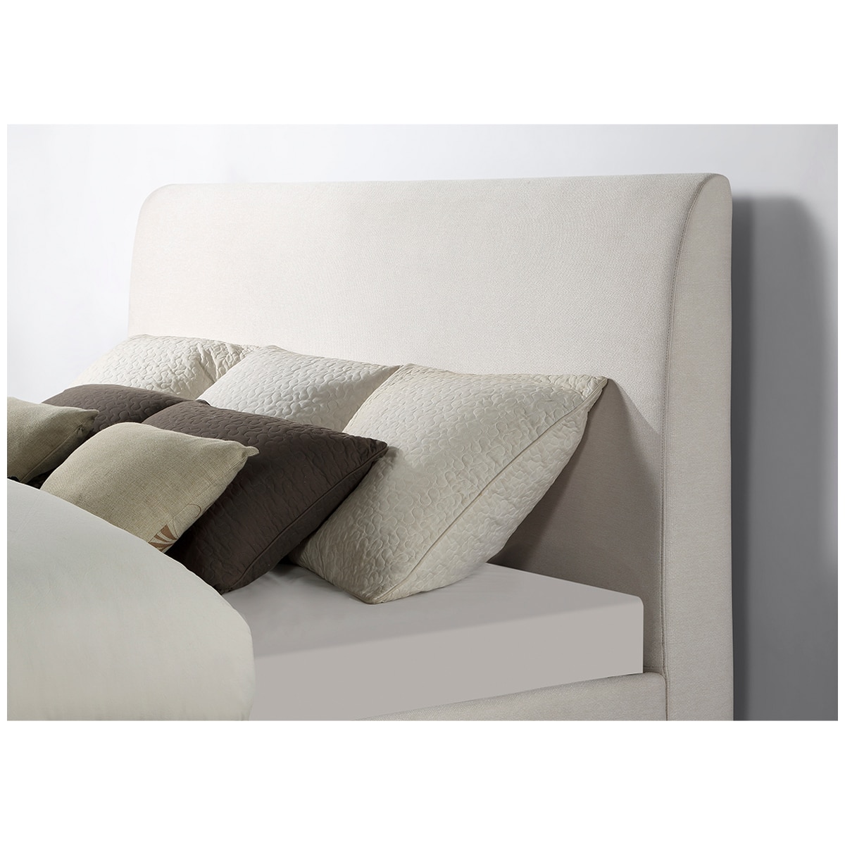 Northridge Home Upholstered Beige Queen Bed Costco Australia