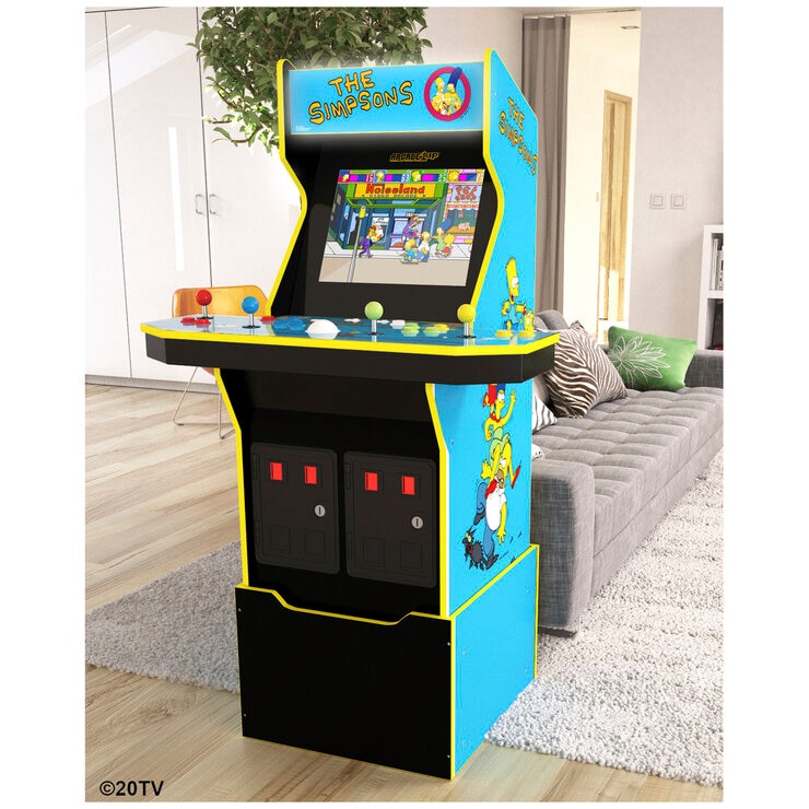 Arcade1Up The Simpson Arcade Machine with Stool & Wi-Fi