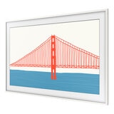 Samsung 75 Inch The Frame TV Customisable Bezel White