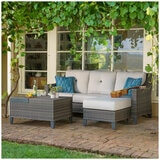 Sunvilla Tarquin 3 Seater Sectional Outdoor Lounge 3 piece set