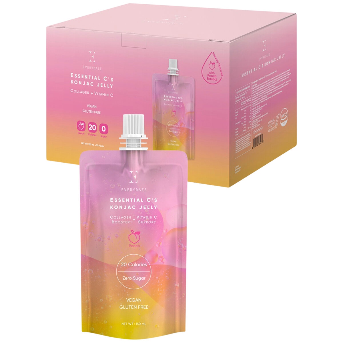 Everydaze Essential C's Konjac Jelly 30 Pack