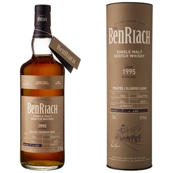 BenRiach 23 Year Old 1995 Oloroso Cask #7385 Single Malt Scotch Whisky 700 ml