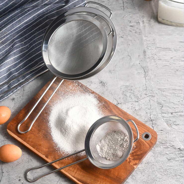 MIU Stainless Steel Mesh Strainers 3 Piece Set