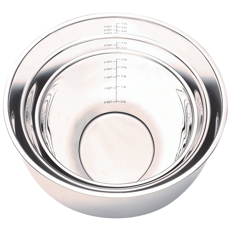 MIU Stainless Steel Mixing Bowls 3pc Costco Australia