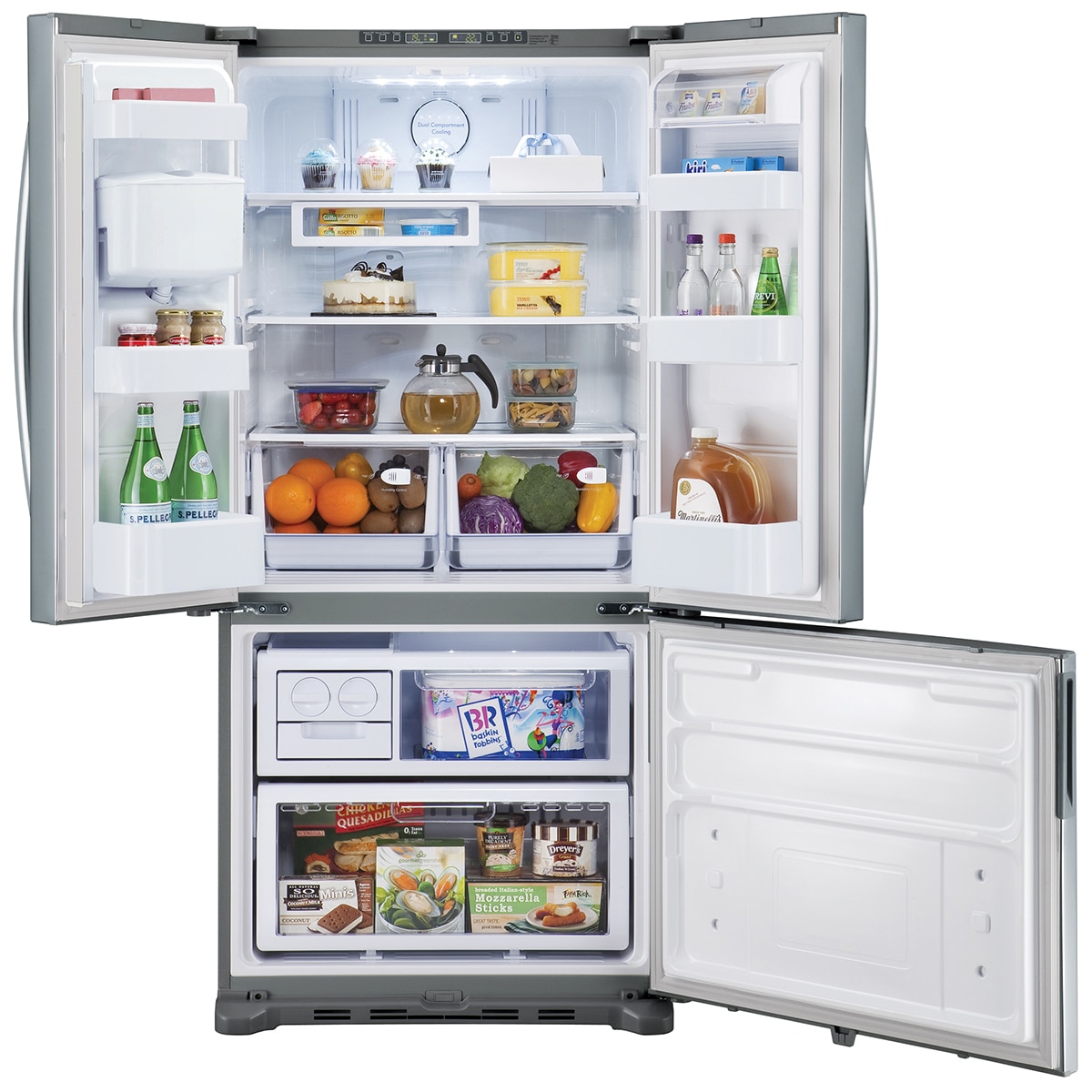Samsung 533L French Door Fridge SRF533DLS Costco Australia