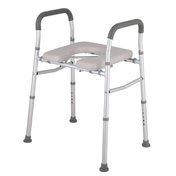 Altus Heavy Duty Bedside Commode Raised Toilet Seat Shower Chair