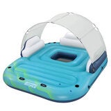 Hydro Force Sunny Lounge 5-Person Inflatable Island with Sunshade 2.8M