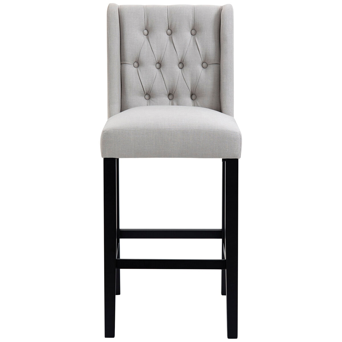 Cafe Lighting and Living Fink Bar Stool Set of 2, Natural/