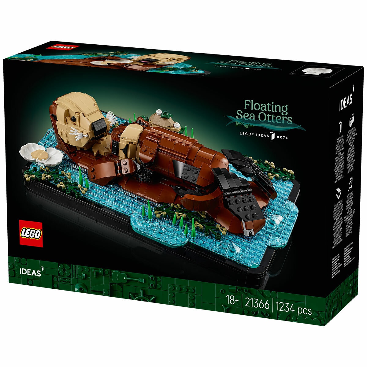 LEGO Ideas Floating Sea Otters Building Set 21366