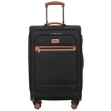 Tosca Park Avenue 3 Piece Luggage Set Black Tan